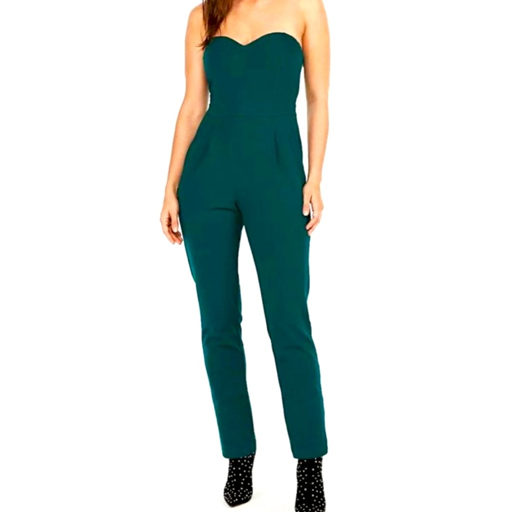 Sexy green jumpsuit